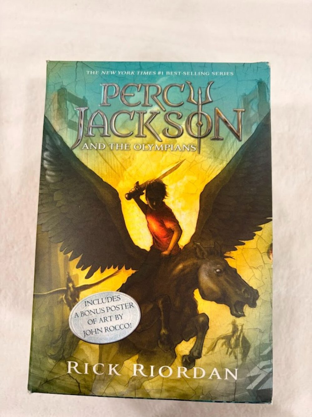 Percy Jackson and the Olympians 5 Book Paperback Boxed Set - by Rick Riordan